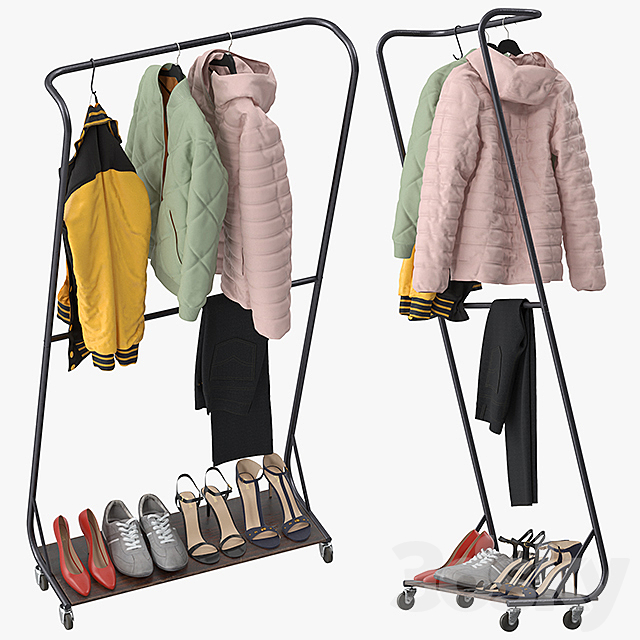 Billie Clothing Rack 3DSMax File - thumbnail 2