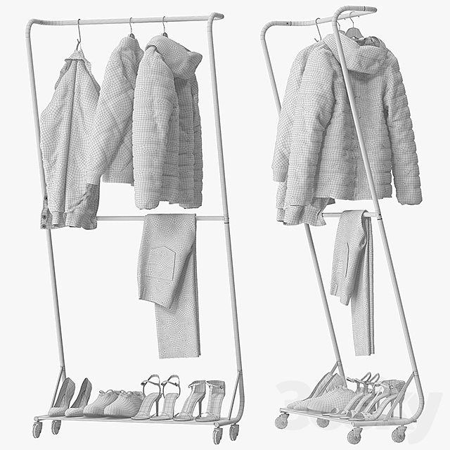 Billie Clothing Rack 3DSMax File - thumbnail 5