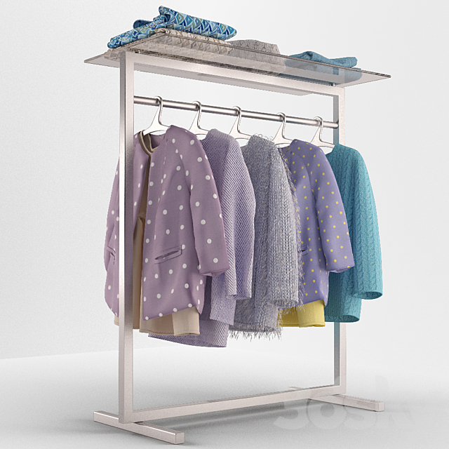 business with clothes rack 3DSMax File - thumbnail 1