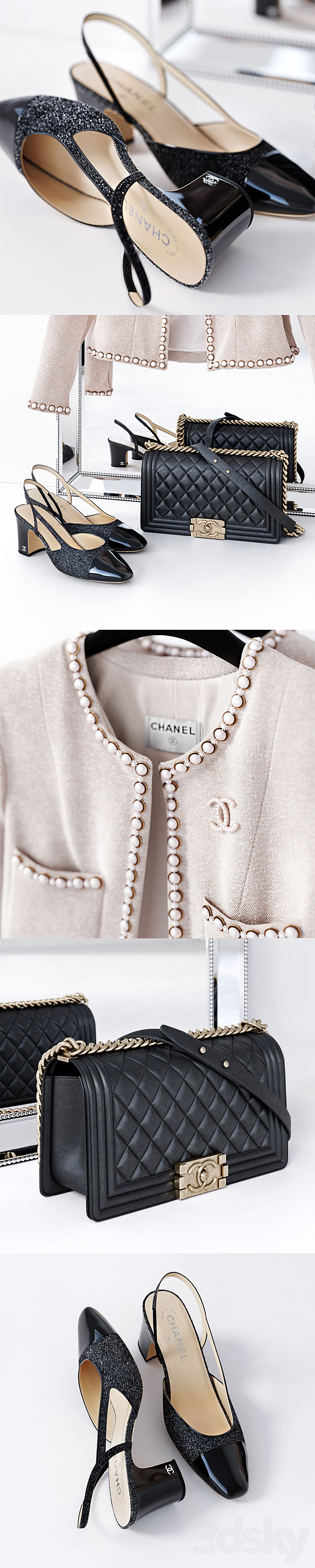 Chanel set 3DSMax File - thumbnail 2