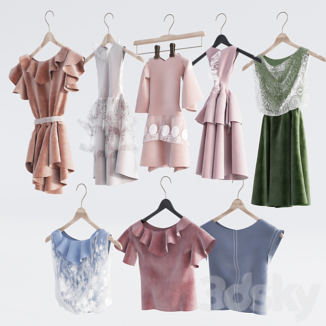 Children_clothes_set1 3DSMax File - thumbnail 2