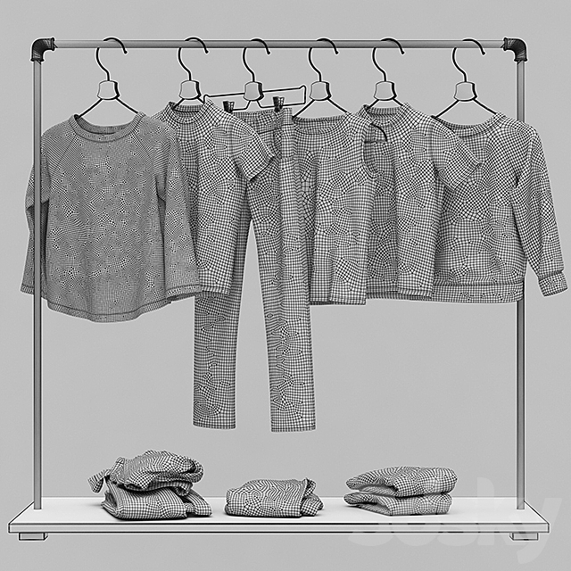 Children’s clothing 2 3ds Max - thumbnail 3