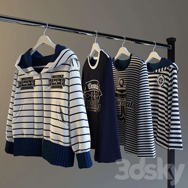 children’s sweatshirts 3DSMax File - thumbnail 1