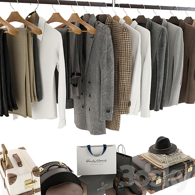 Closet clothes 3DSMax File - thumbnail 3