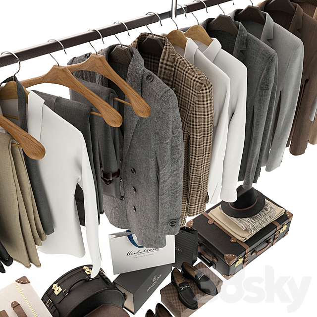 Closet clothes 3DSMax File - thumbnail 7