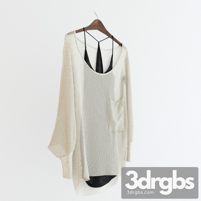 Cloth Sweater 3dsmax Download - thumbnail 1