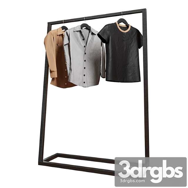 Clothes Clothes hanger 3dsmax Download - thumbnail 1