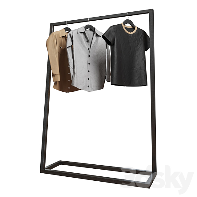 Clothes hanger 3ds Max - thumbnail 1