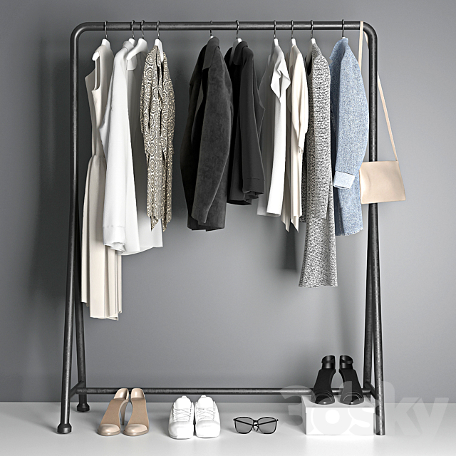 clothes hanger 3DSMax File - thumbnail 1