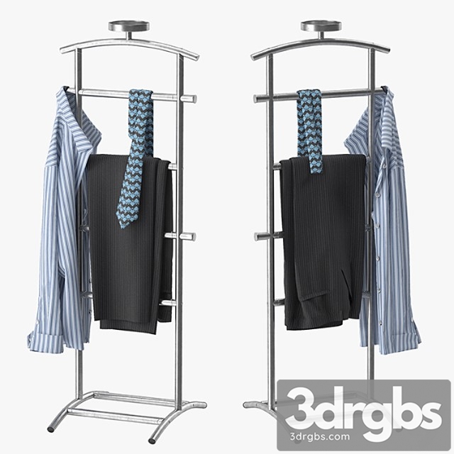 Clothes Ikea grundtal valet stand 3dsmax Download - thumbnail 1