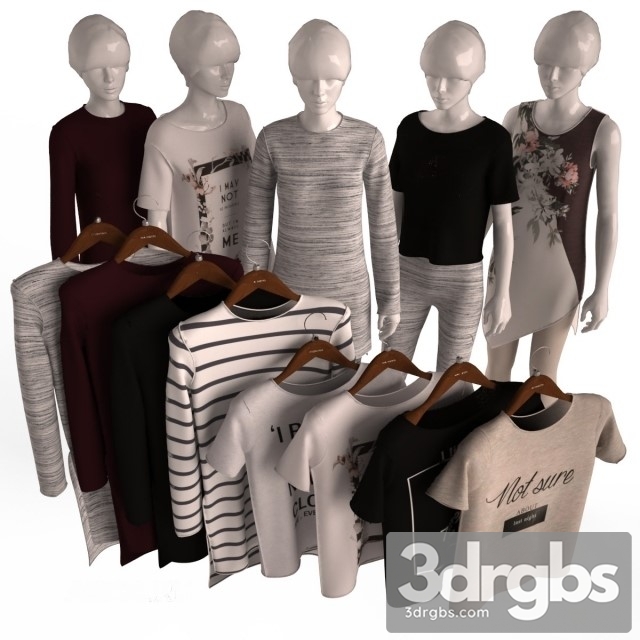 Clothes Kids Set 01 3dsmax Download - thumbnail 1