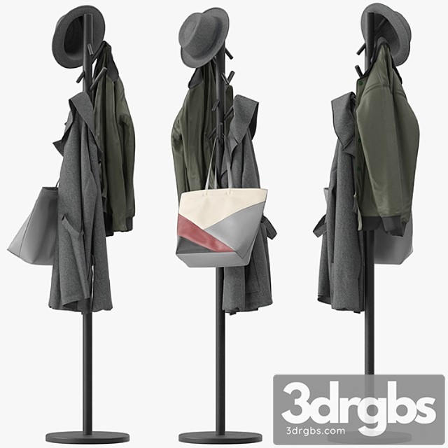 Clothes Naula coat rack 3dsmax Download - thumbnail 1