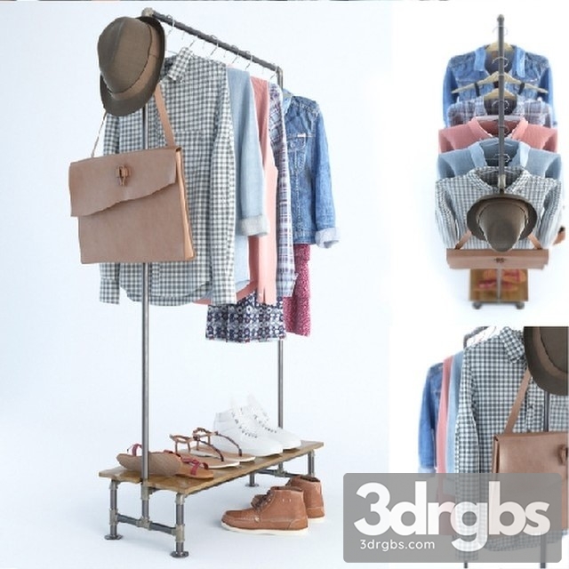 Clothes Set 02 3dsmax Download - thumbnail 1