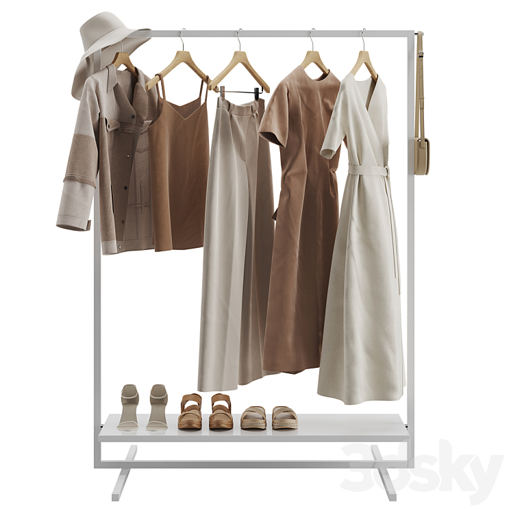 Clothes Set 04 3DS Max Model - thumbnail 1