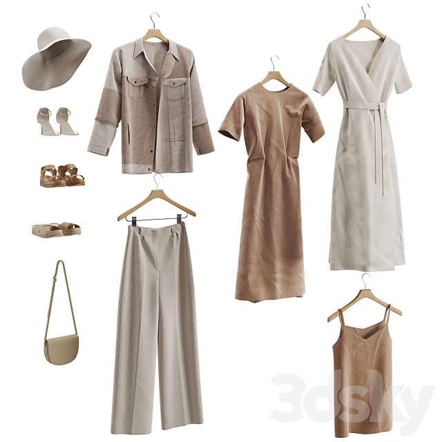 Clothes Set 04 3DSMax File - thumbnail 2