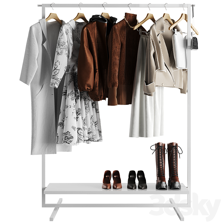 Clothes Set 06 3DS Max Model - thumbnail 1