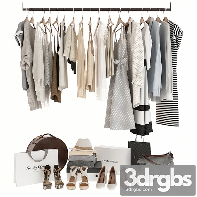 Clothes Set 4 3dsmax Download - thumbnail 1