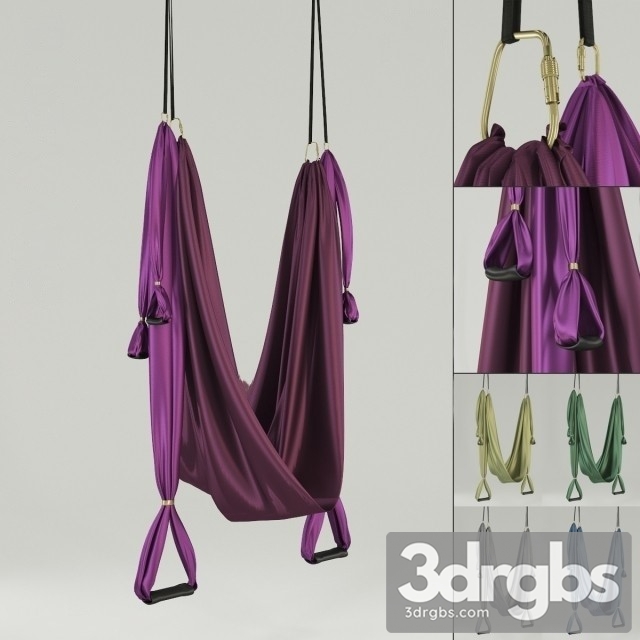 Clothes Sky Yoga Hammock 3dsmax Download - thumbnail 1