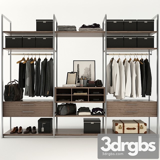 Clothes Wardrobe 08 3dsmax Download - thumbnail 1