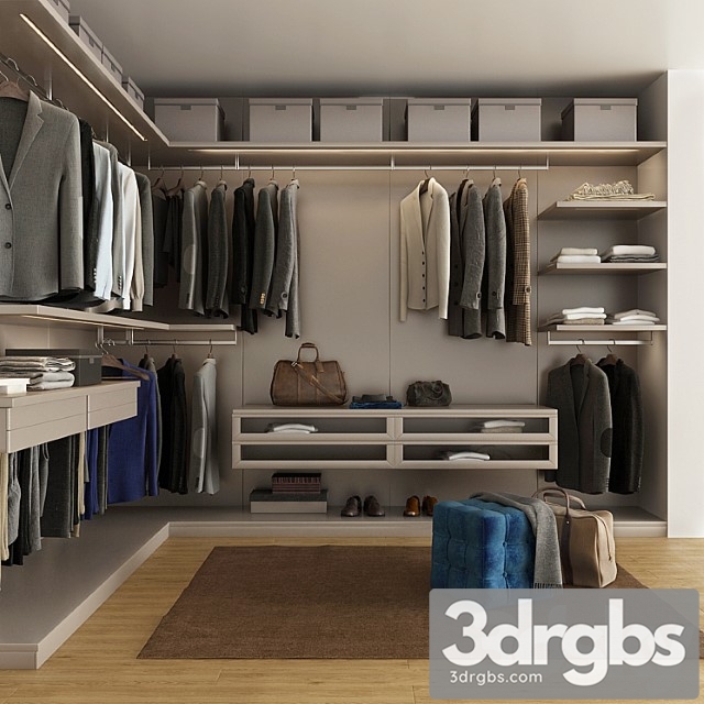 Clothes Wardrobe M 9 3dsmax Download - thumbnail 1