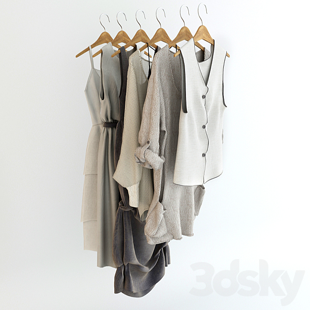 Clothes_set 3ds Max - thumbnail 1