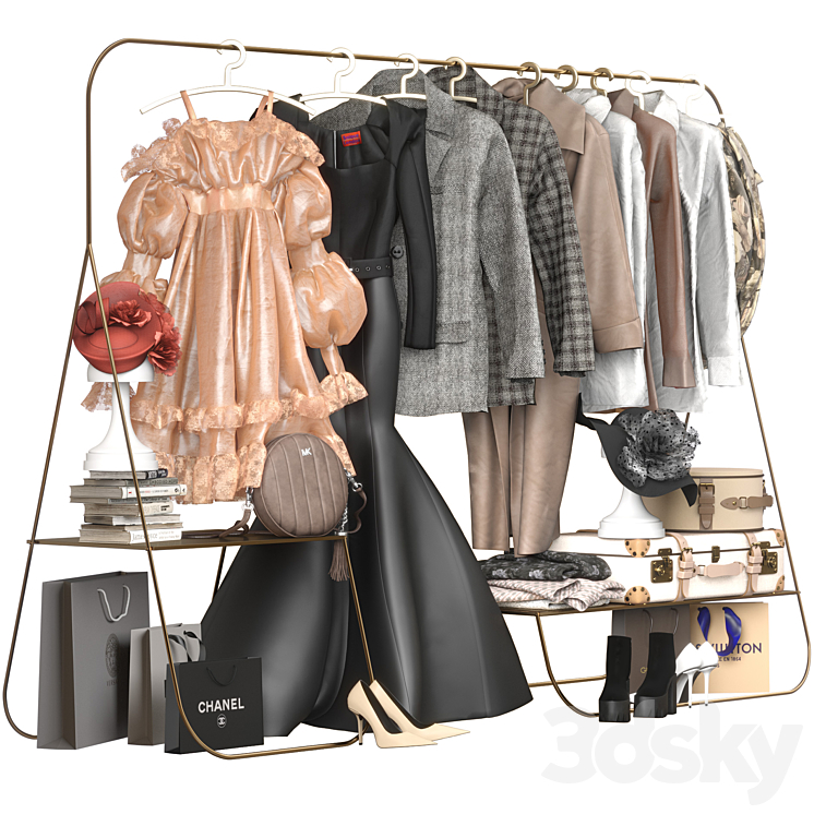 Clothes_Set_2 3DS Max Model - thumbnail 2