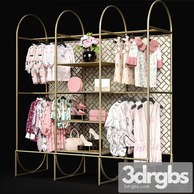 Clothestore Hanger 17 3dsmax Download - thumbnail 1