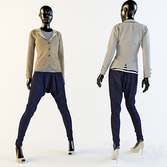 Clothing 3DS Max Model - thumbnail 1