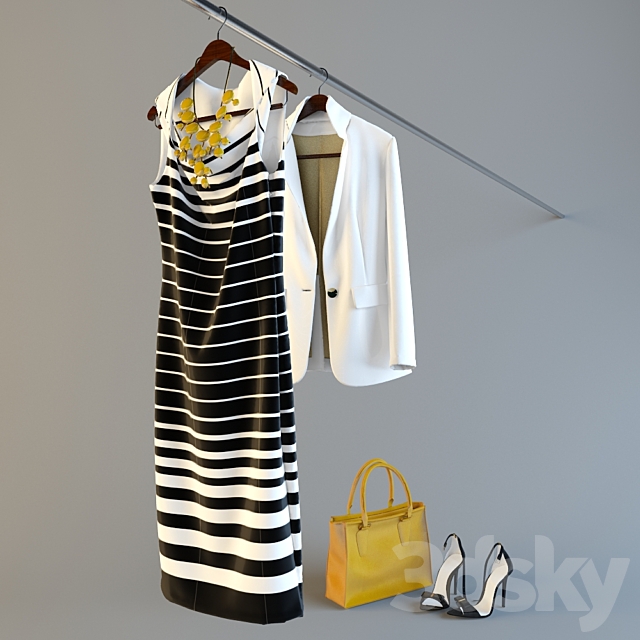 clothing set-01 3DSMax File - thumbnail 1