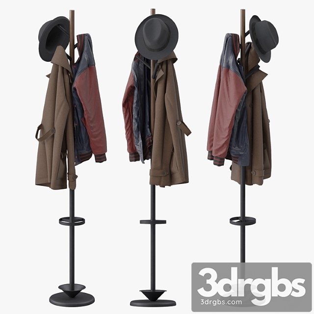 Coat Rack With Umbrella 3dsmax Download - thumbnail 1