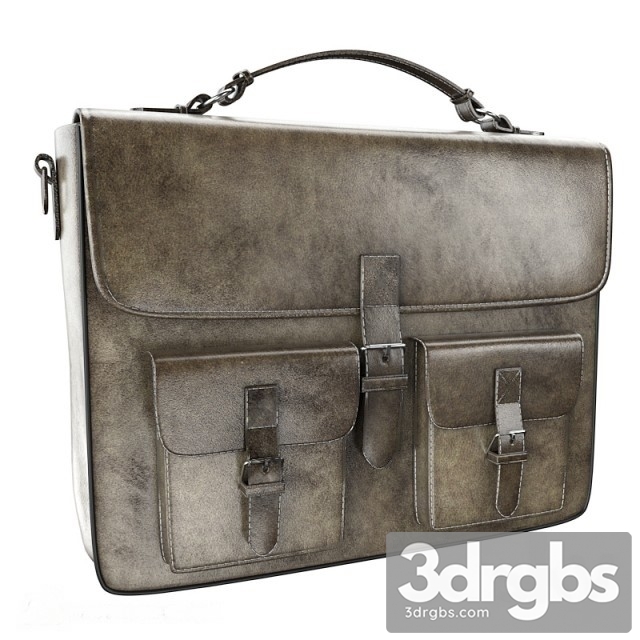 Crazy Horse Lether Bag 3dsmax Download - thumbnail 1