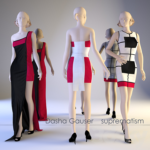 Dasha Gauser _ Suprematism 3DSMax File - thumbnail 1