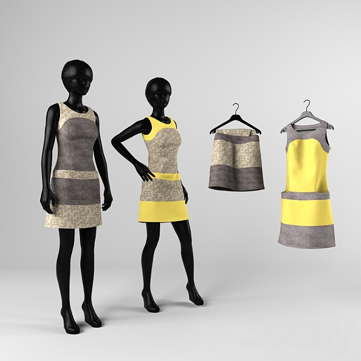 Dress 3DS Max - thumbnail 1