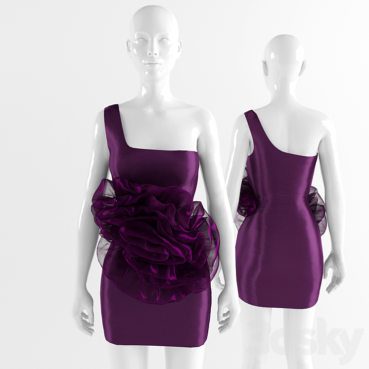 Dress 3DS Max - thumbnail 1