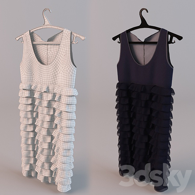 Dress 3DSMax File - thumbnail 1