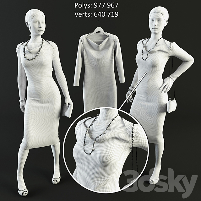 Dress Accessories 3DSMax File - thumbnail 3