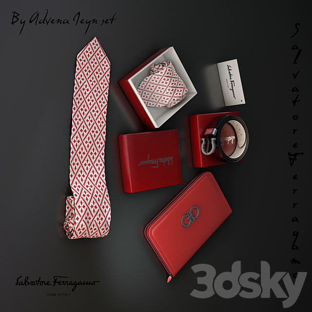 Ferragamo set 2 3DSMax File - thumbnail 3