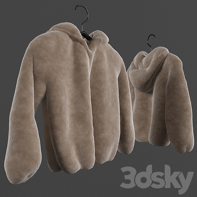 Fur Coat 3DSMax File - thumbnail 1