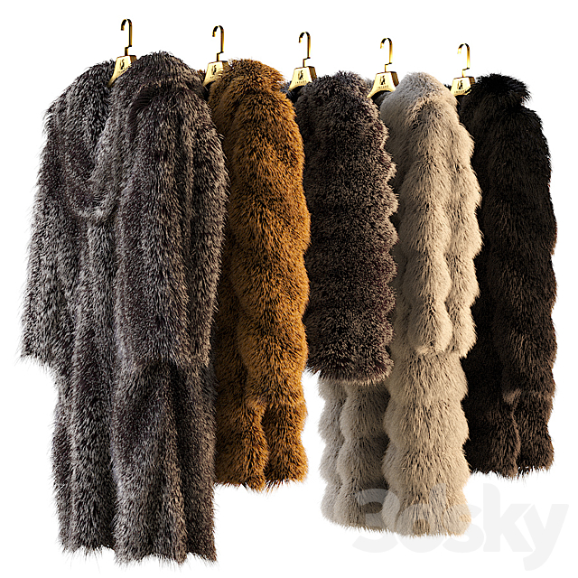 Fur coats 3DSMax File - thumbnail 1