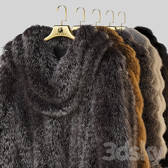 Fur coats 3DSMax File - thumbnail 2