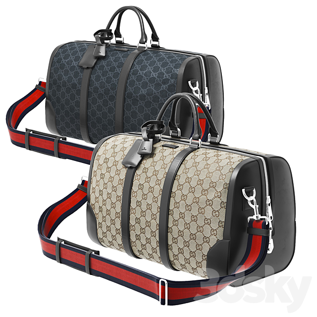 Gucci travel bag 3DSMax File - thumbnail 1