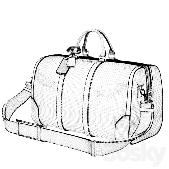 Gucci travel bag 3DSMax File - thumbnail 2