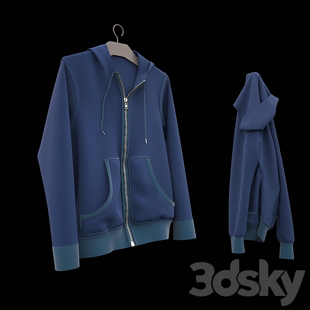 hoody 3DSMax File - thumbnail 1