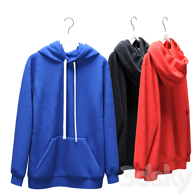 Hoody set 2 3ds Max - thumbnail 1