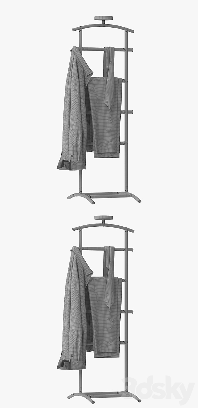 Ikea Grundtal Valet stand 3ds Max - thumbnail 3