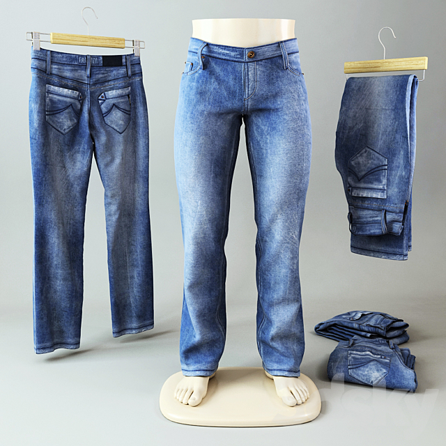 Jeans 3DSMax File - thumbnail 1