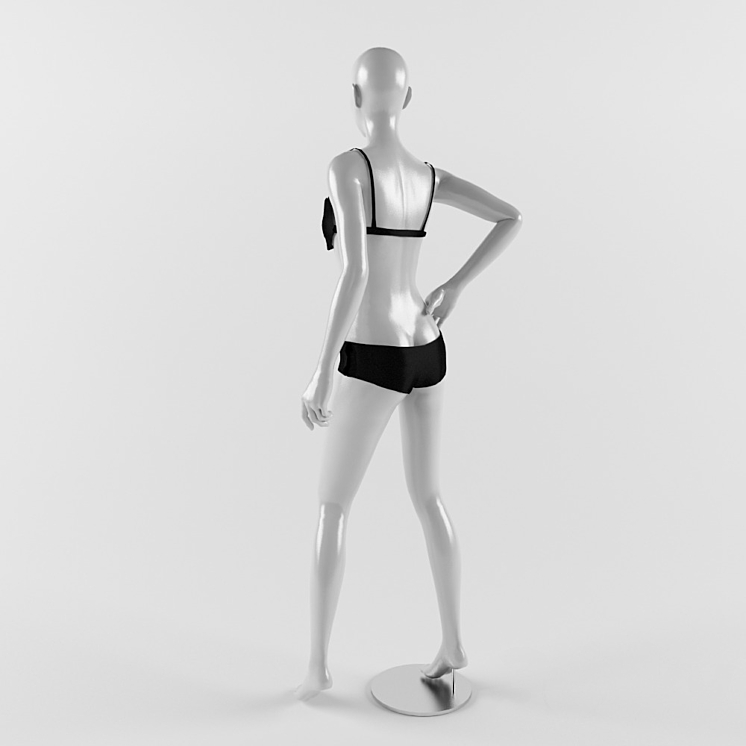 Lingerie Fashion Model 3DS Max - thumbnail 2