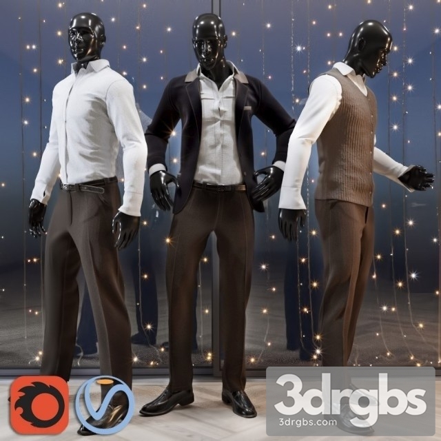 Male Mannequin 3dsmax Download - thumbnail 1