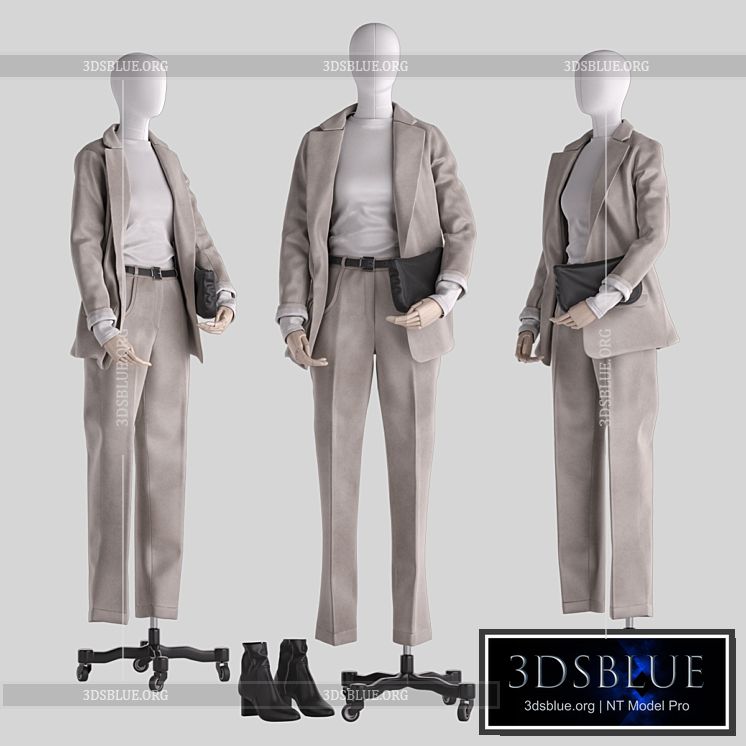 Mannequin 001 3DS Max - thumbnail 3