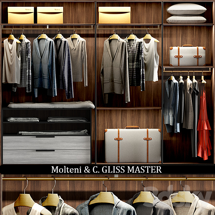 MOLTENI & C. GLISS MASTER 3DS Max - thumbnail 1